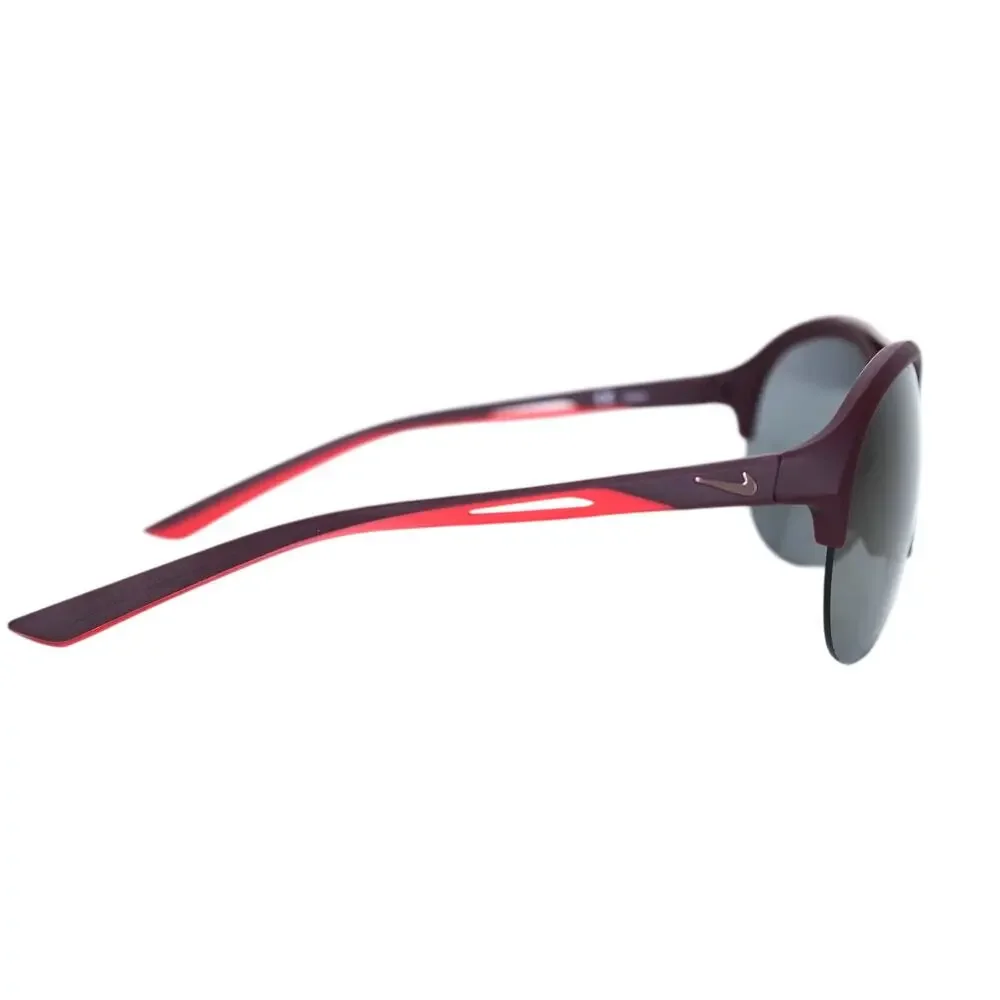 Nike Flex Momentum Semi-Rim Sunglasses - Matte Night Maroon/Gunmetal Flash - NWT